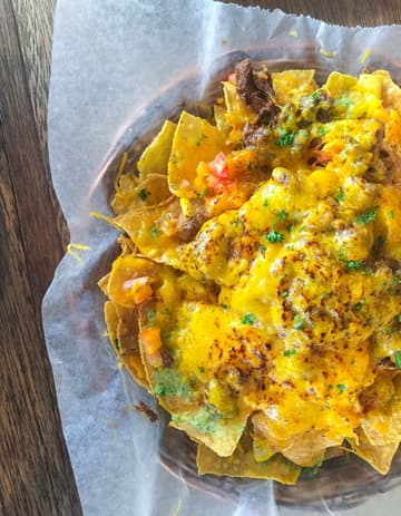 Loaded Shredded Beef Nachos