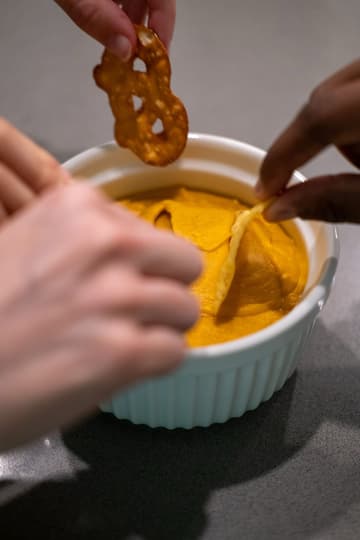 Smooth Cheddar Cheese Dip