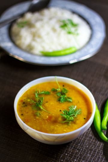 Dal Tadka with Basmati Rice