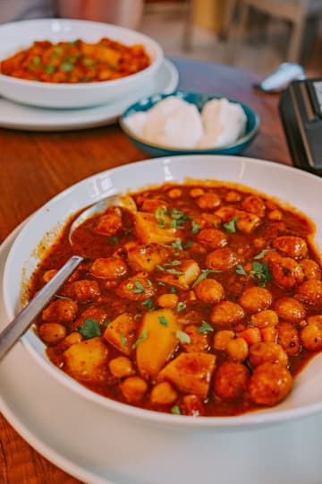 Aloo Chana Masala (Chickpea and Potato Curry)