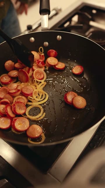 Smoked Sausage and Onions