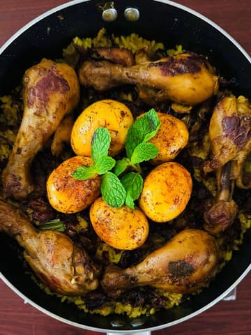 One-Pot Chicken and Rice with Golden Potatoes