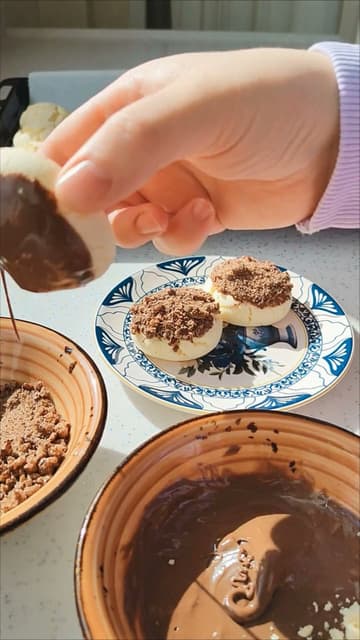 Chocolate-Dipped Butter Cookies