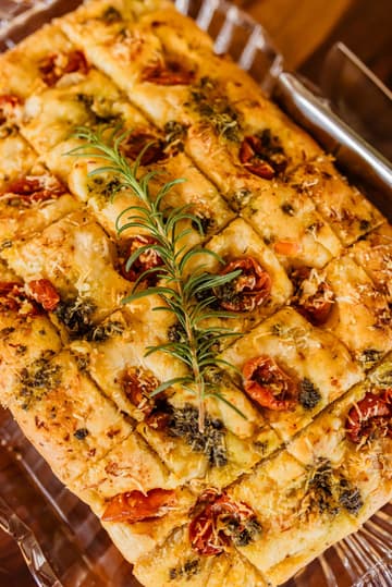 Cherry Tomato Rosemary Focaccia