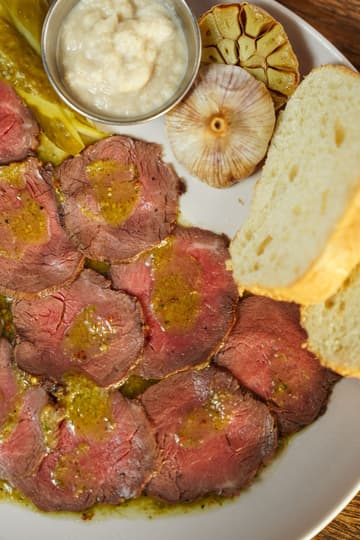 Herb Roast Beef with Horseradish Cream