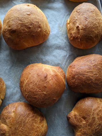 Pain au Lait (French Milk Rolls)