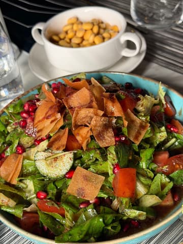 Fattoush Salad with Pomegranate