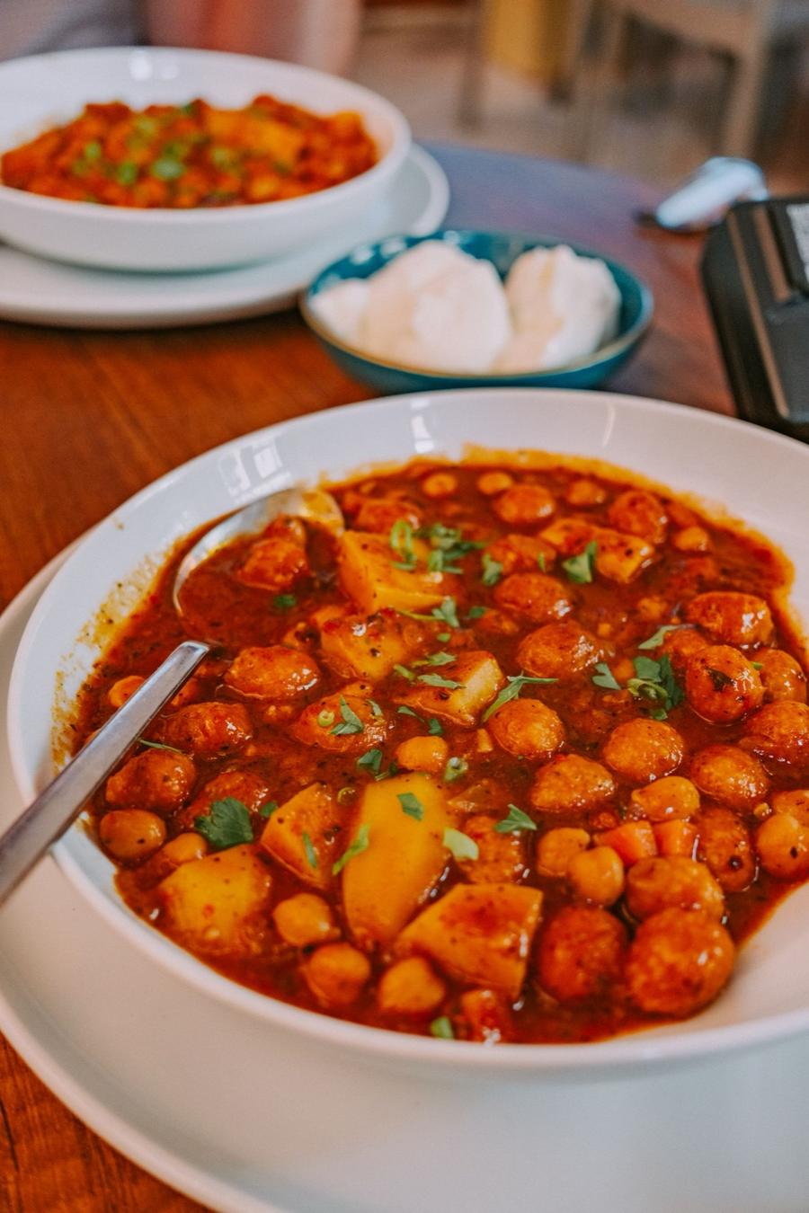 Aloo Chana Masala (Chickpea and Potato Curry)