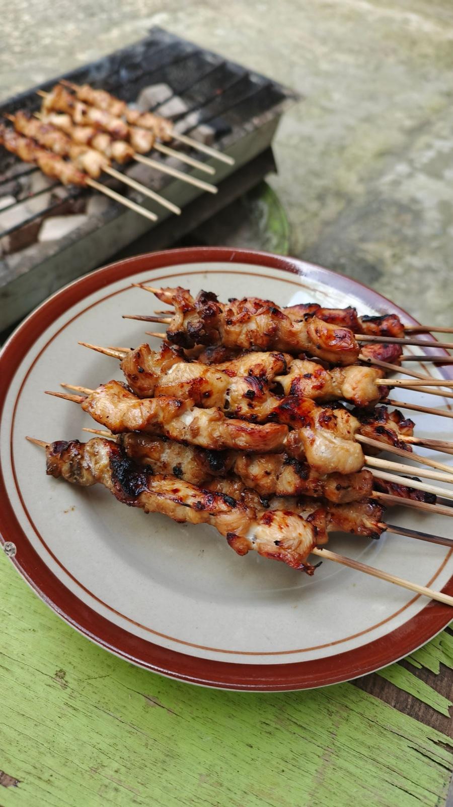 Sweet Soy Garlic Chicken Skewers