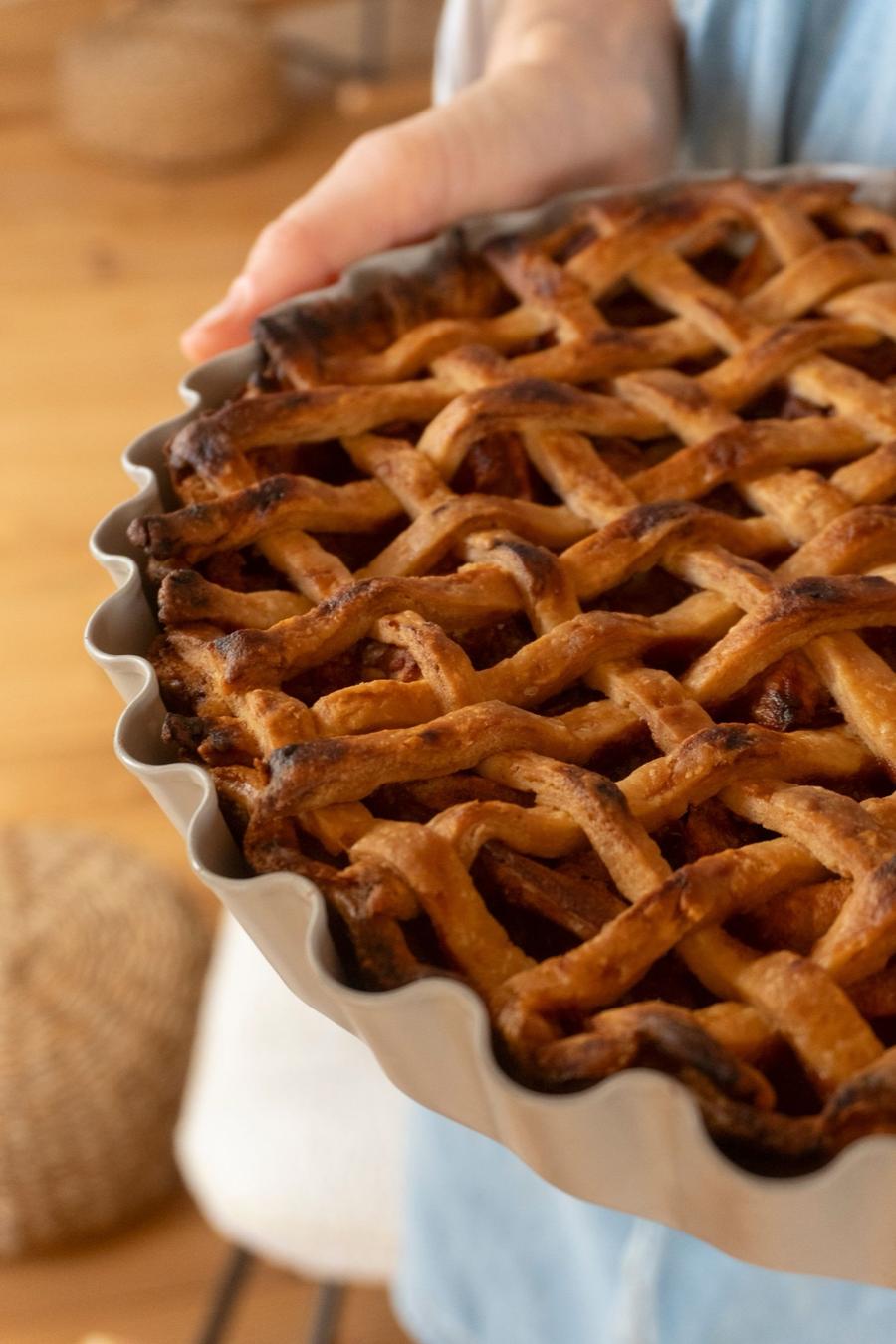 Homemade Lattice Apple Pie