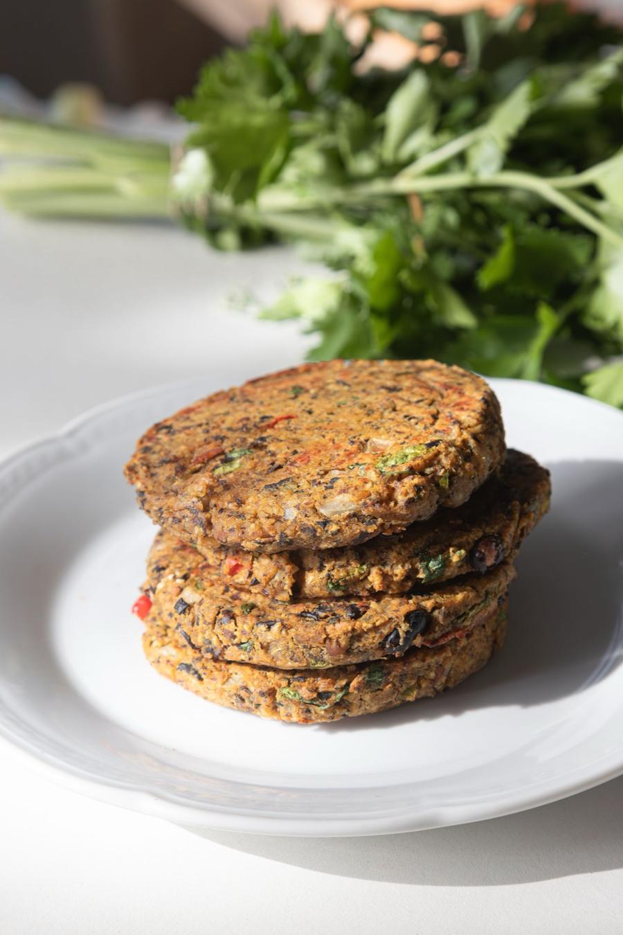 Crispy Black Bean Burger Patties