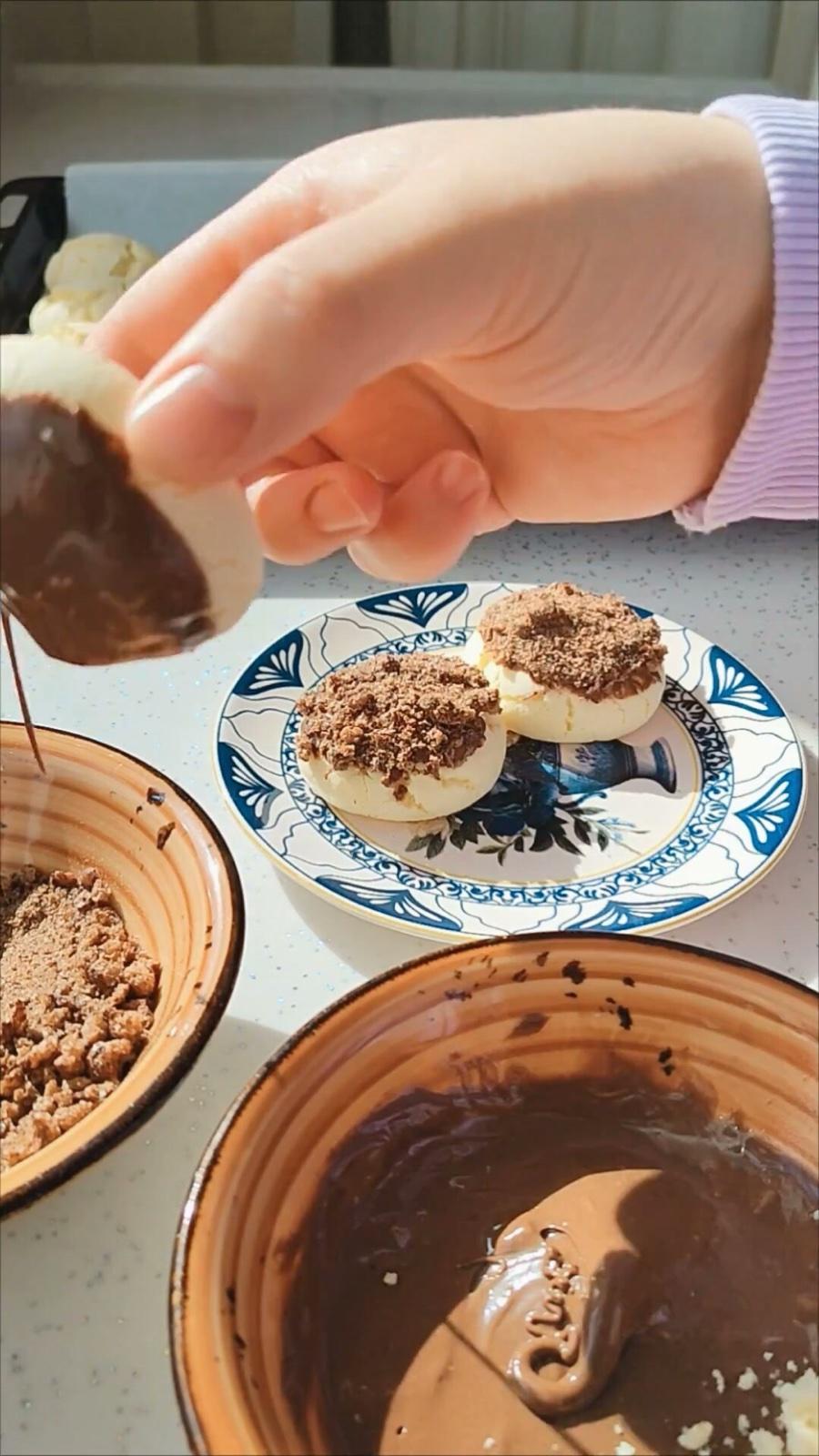 Chocolate-Dipped Butter Cookies