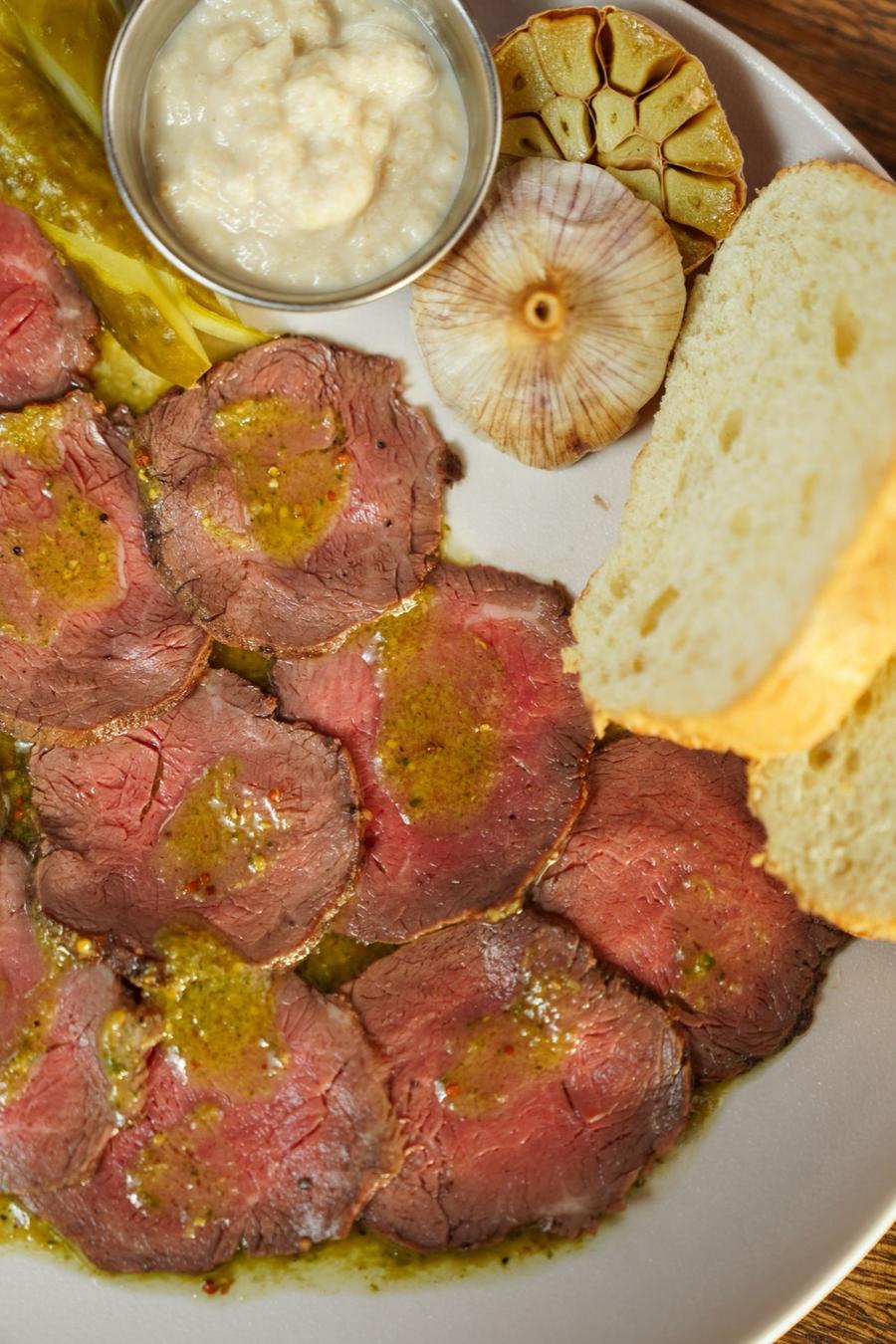 Herb Roast Beef with Horseradish Cream