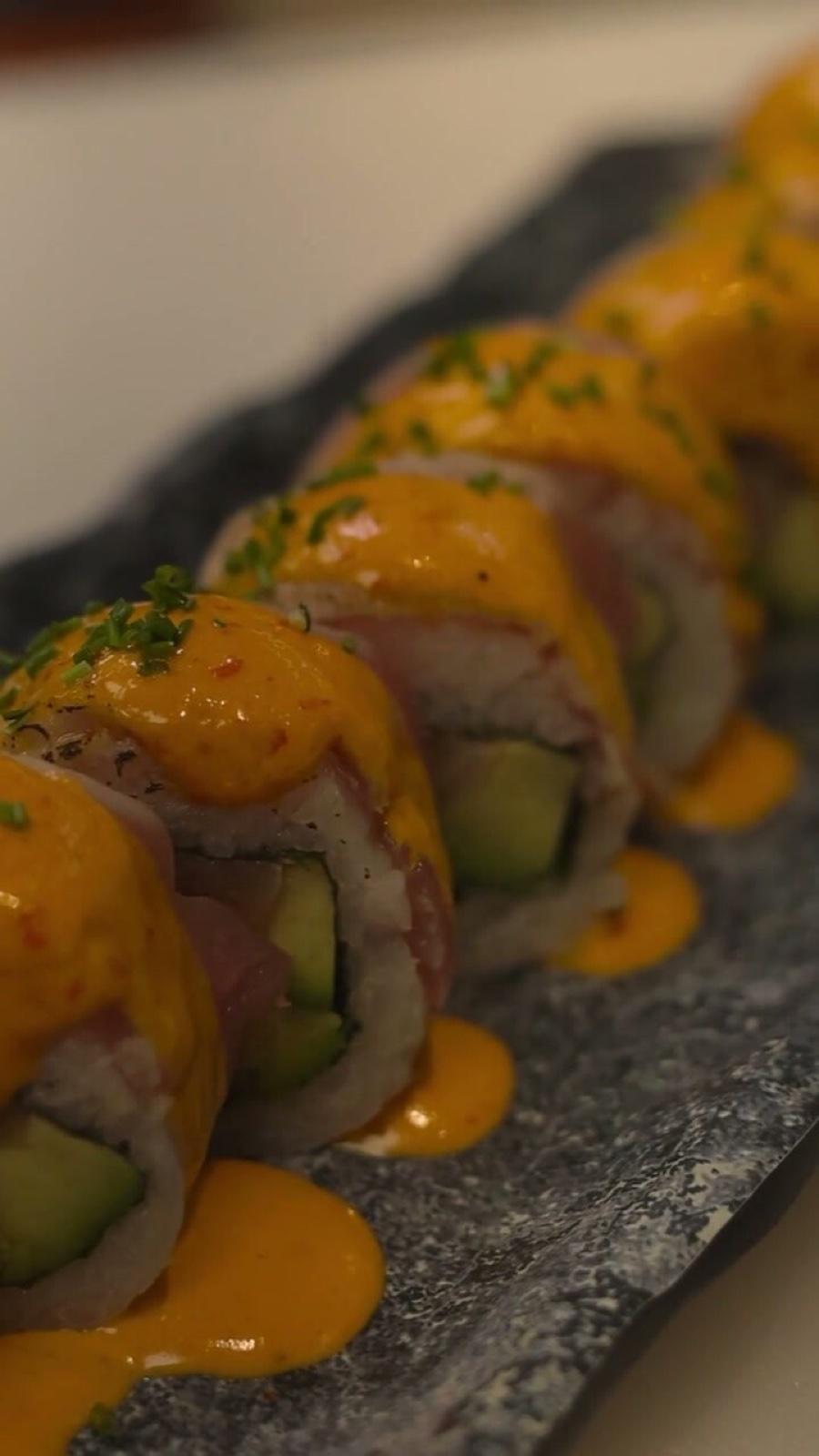 Spicy Tuna Avocado Rolls